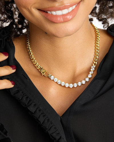 Julian REALLY Loves Diamonds Necklace 16"