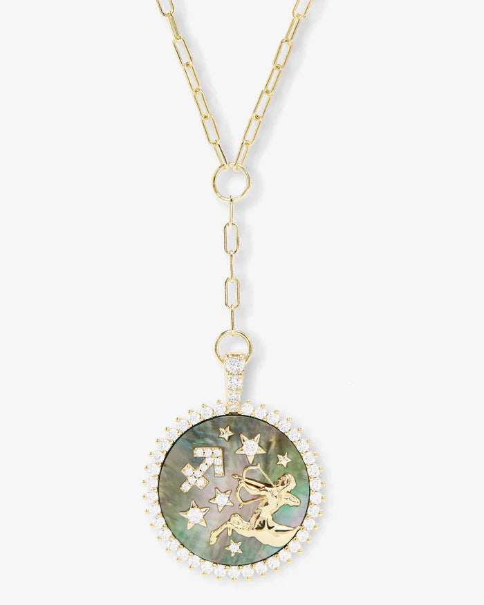 Zodiac Medallion Necklace | Melinda Maria