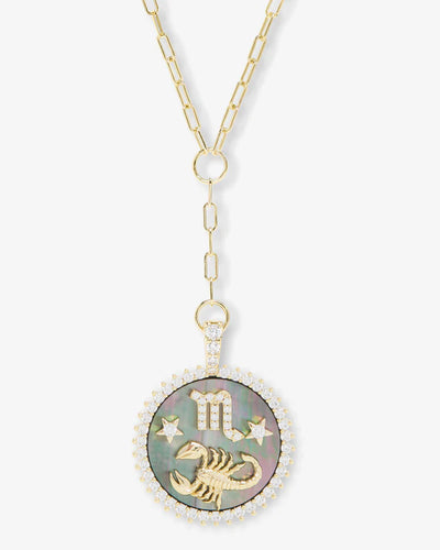 Zodiac Medallion Necklace | Melinda Maria