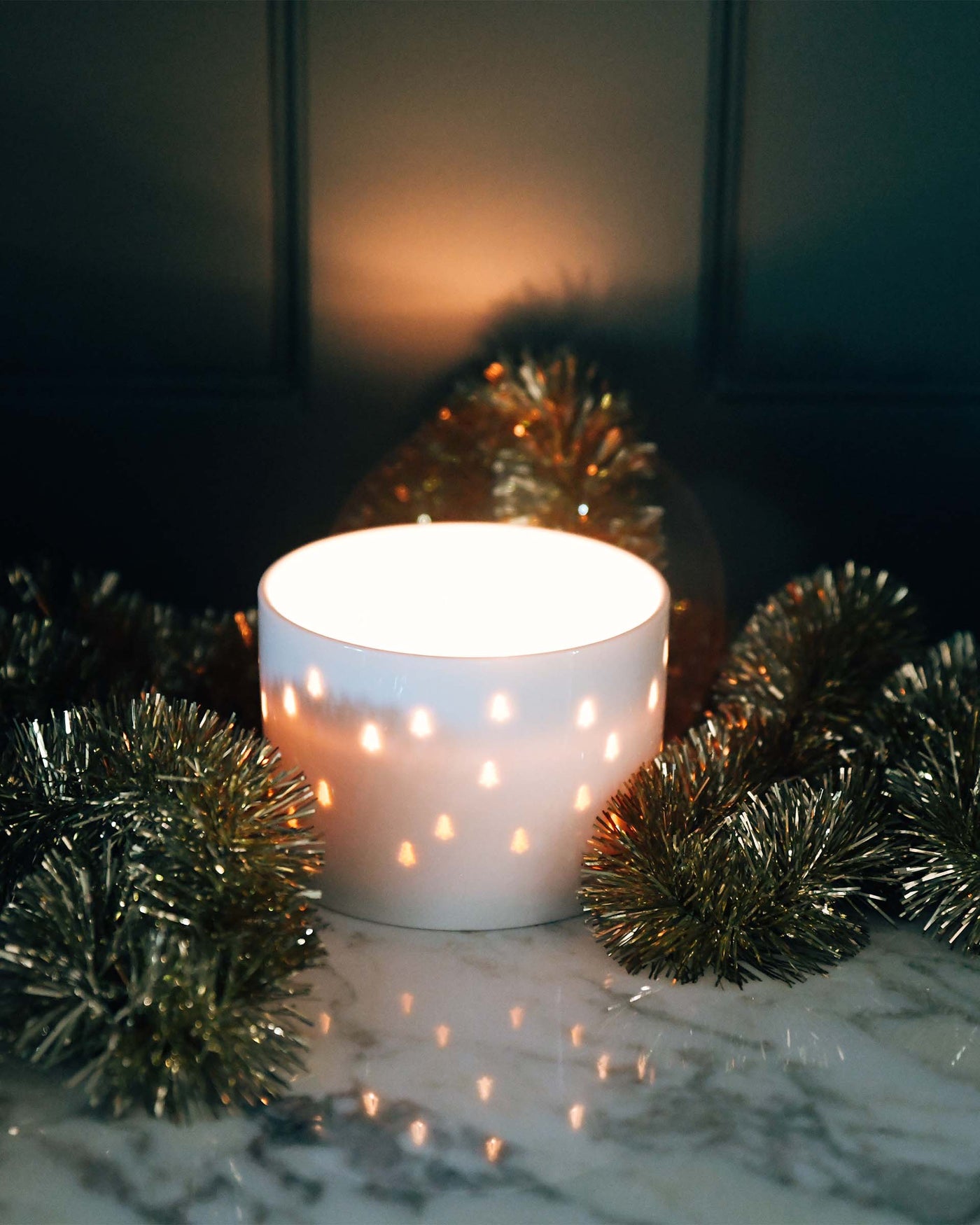 Sea Pines Twinkle Ceramic Candle | MerSea