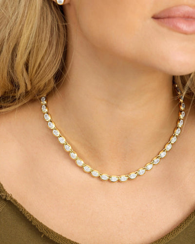 She's a Boss Tennis Necklace 16"