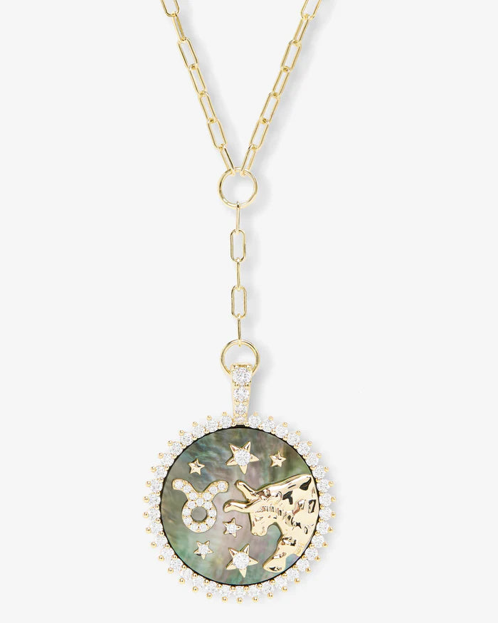 Zodiac Medallion Necklace | Melinda Maria