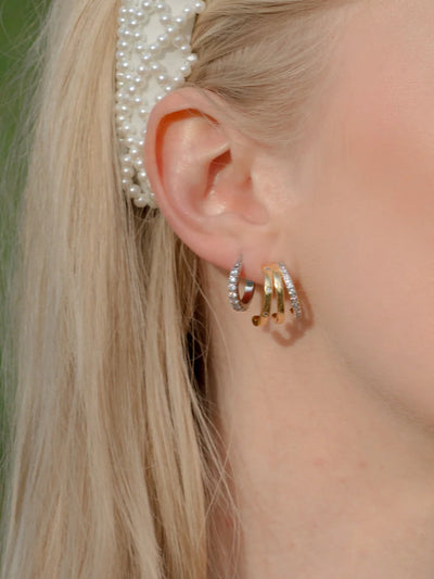 Teddy Triple Earring Large