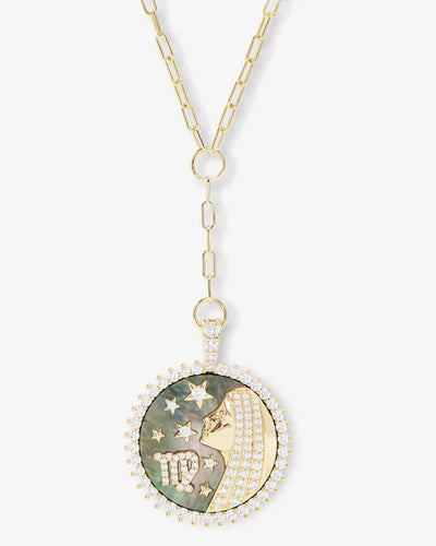 Zodiac Medallion Necklace | Melinda Maria