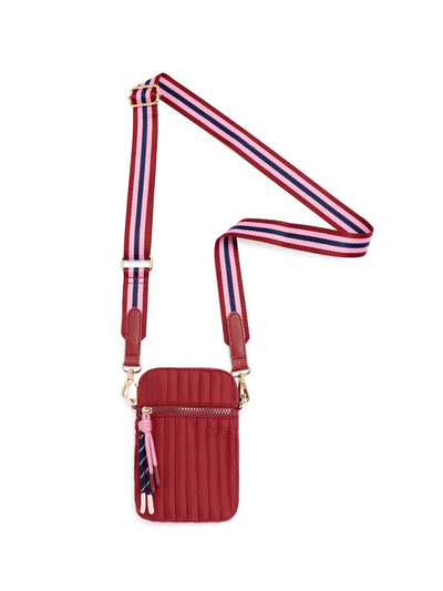 Ezra Quilted Nylon Phone Holder