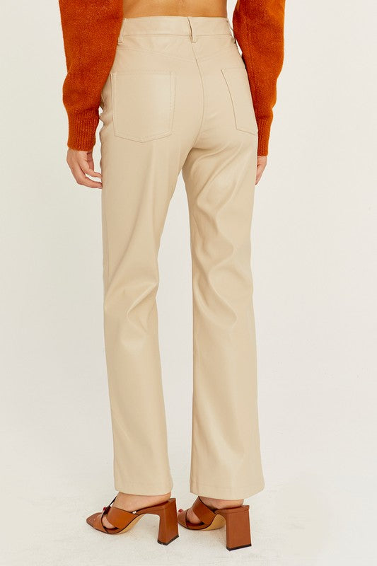 Majorie Vegan PU Leather Pants