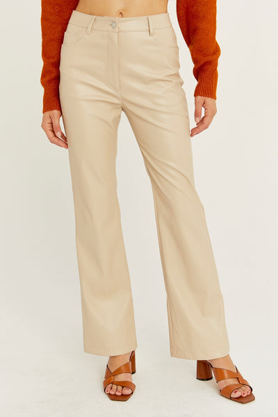Majorie Vegan PU Leather Pants
