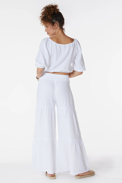 Tiered Wide Leg Pant by Bobi