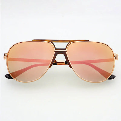 Logan Pink Mirror Sunglasses