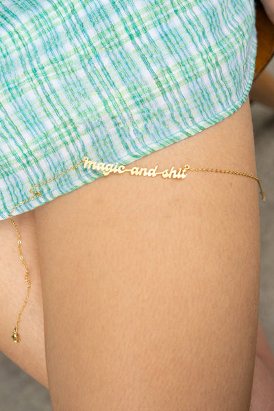 Magic And Shit 24k Gold Plated Necklace