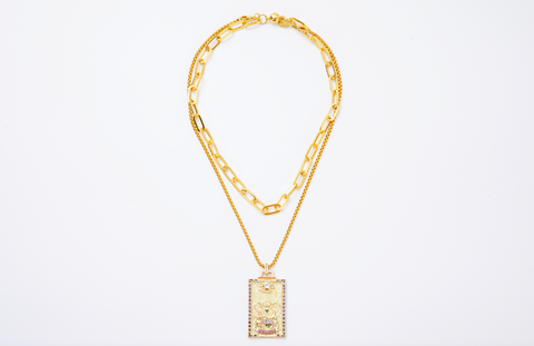 Fortune Gold Lovers Necklace