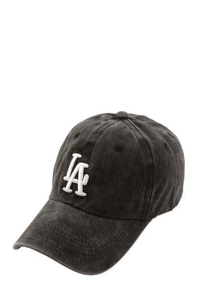 LA Embroidery Pigment Baseball Cap