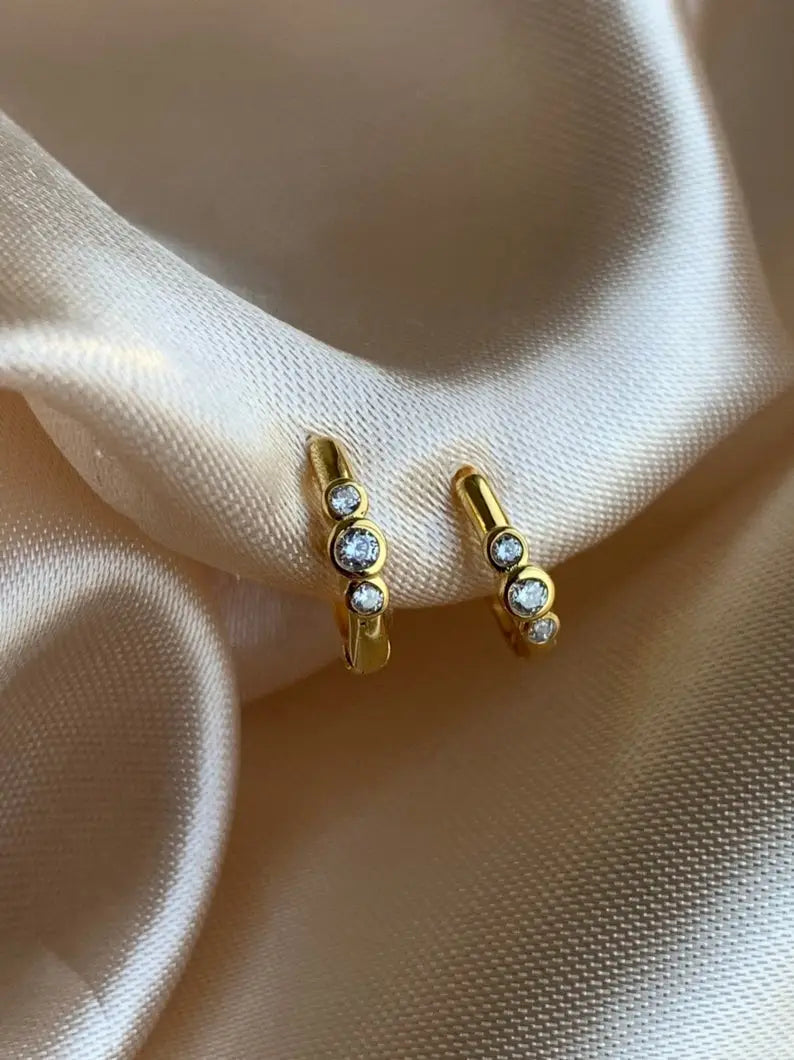Dainty Hoop Earrings | FALA
