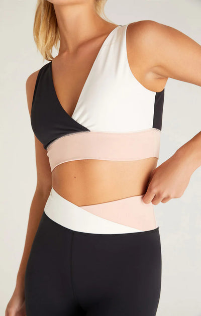 Color Block Tank Bra