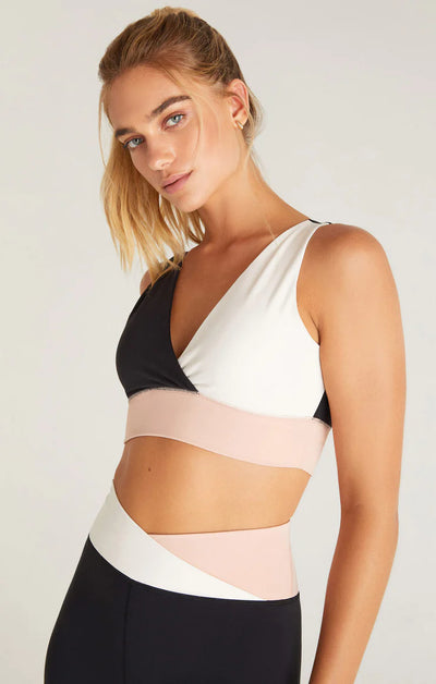 Color Block Tank Bra