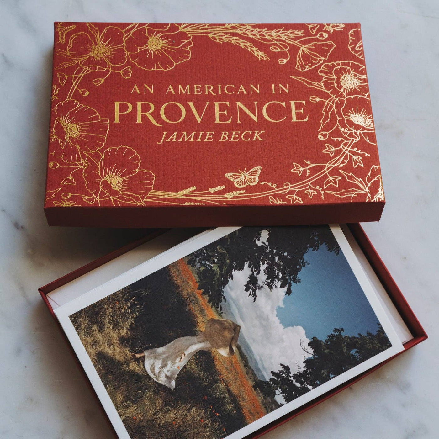 An American in Provence-Set of 10 Artisan Printed Cards