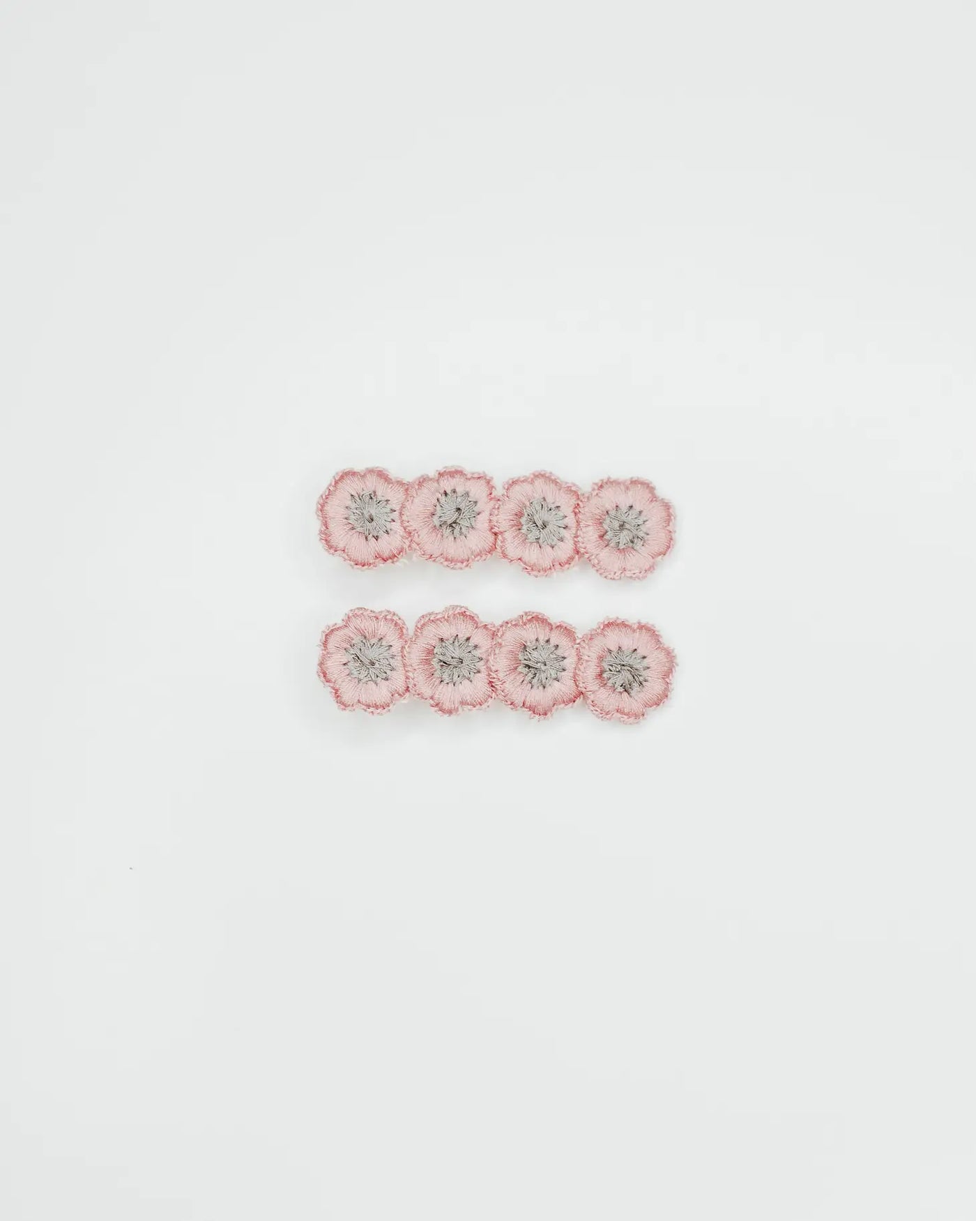 Crochet Daisy Hair Clips | Denim + Daisy