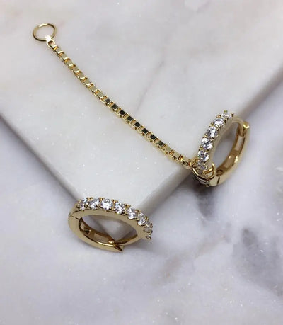 Hoop Chain Earrings | FALA