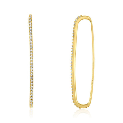 Melinda Maria Pave Earbar Earring