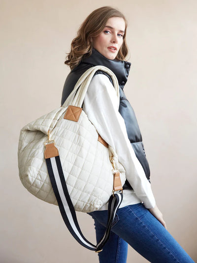 Ezra Quilted Tote | Shiraleah