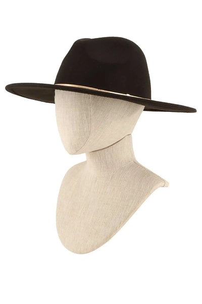 Snake Chain Accent Fedora Hat