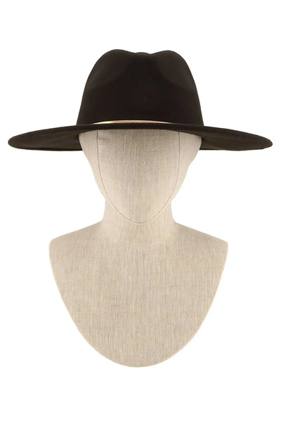 Snake Chain Accent Fedora Hat