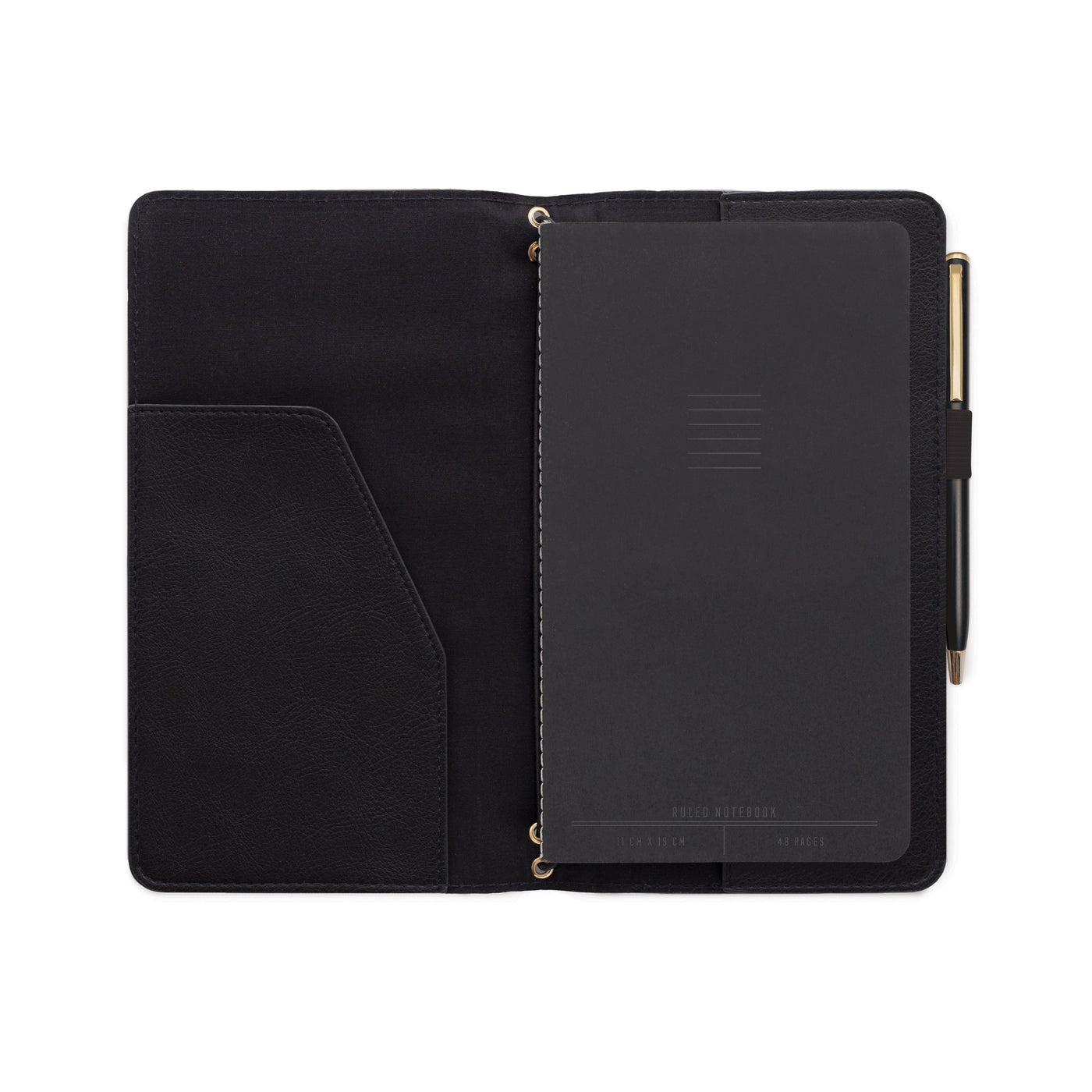 Vegan Leather Folio With Pen