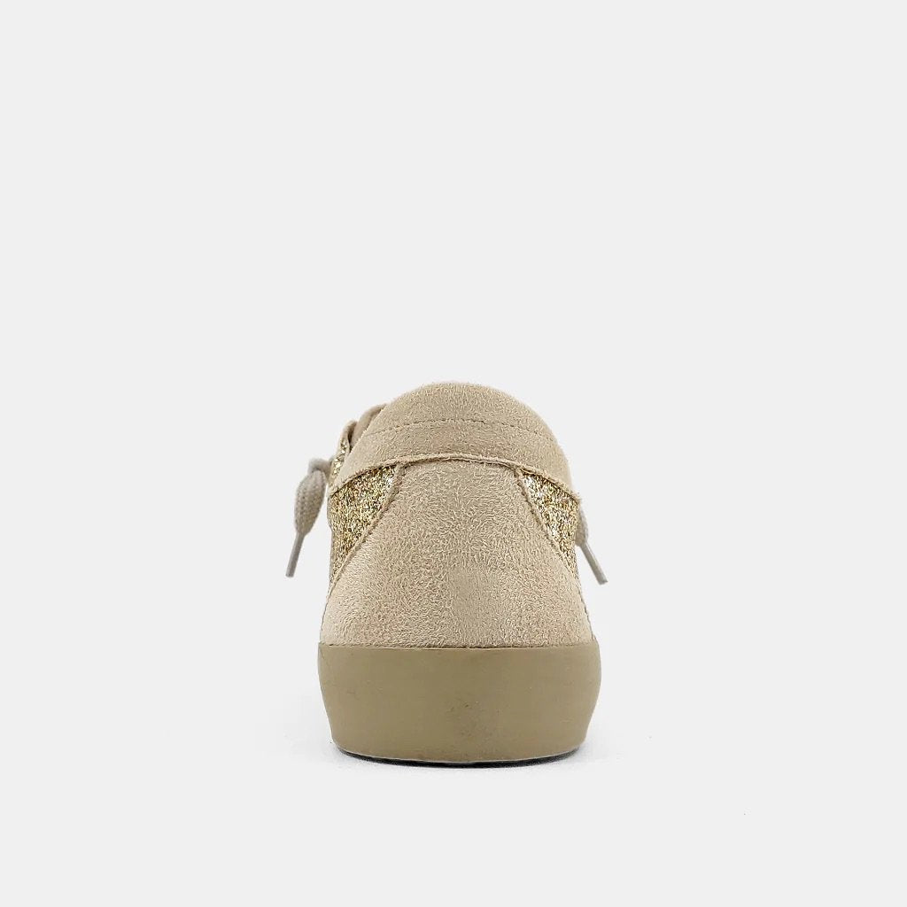 Paula Sneaker | Gold Glitter