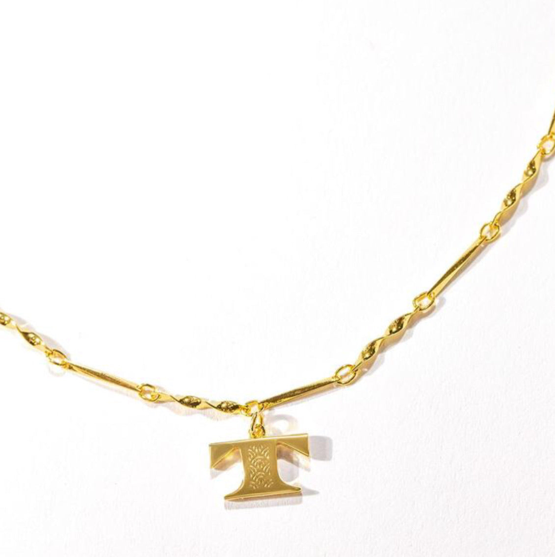 Fortune + Frame Initial Necklace