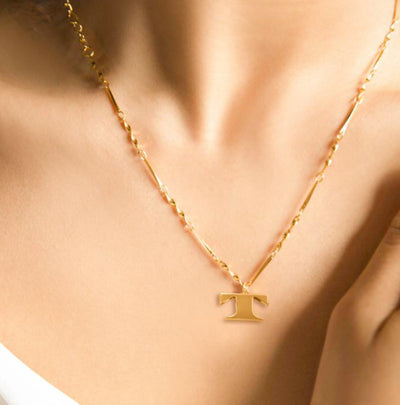 Fortune + Frame Initial Necklace
