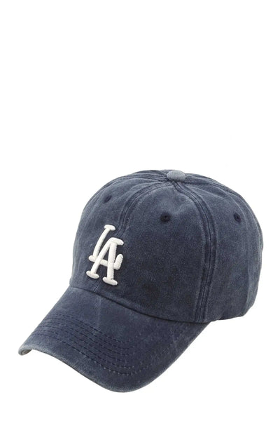 LA Embroidery Pigment Baseball Cap