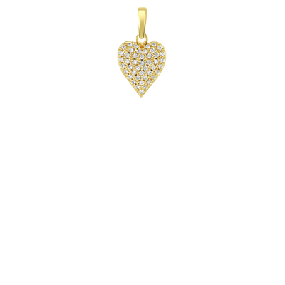 Melinda Maria Mini Double Sided Heart Charm