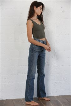 Reversible Cropped Tank