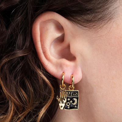 Hoop Earrings - Mystic Spells
