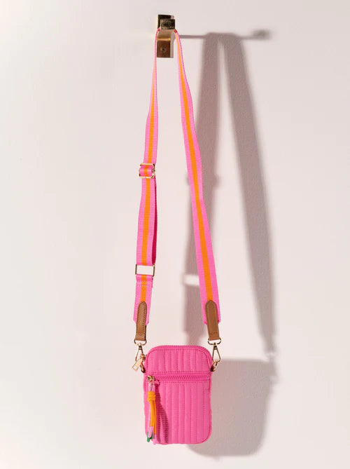 Ezra Quilted Nylon Phone Holder