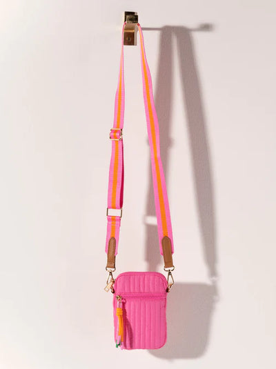 Ezra Quilted Nylon Phone Holder