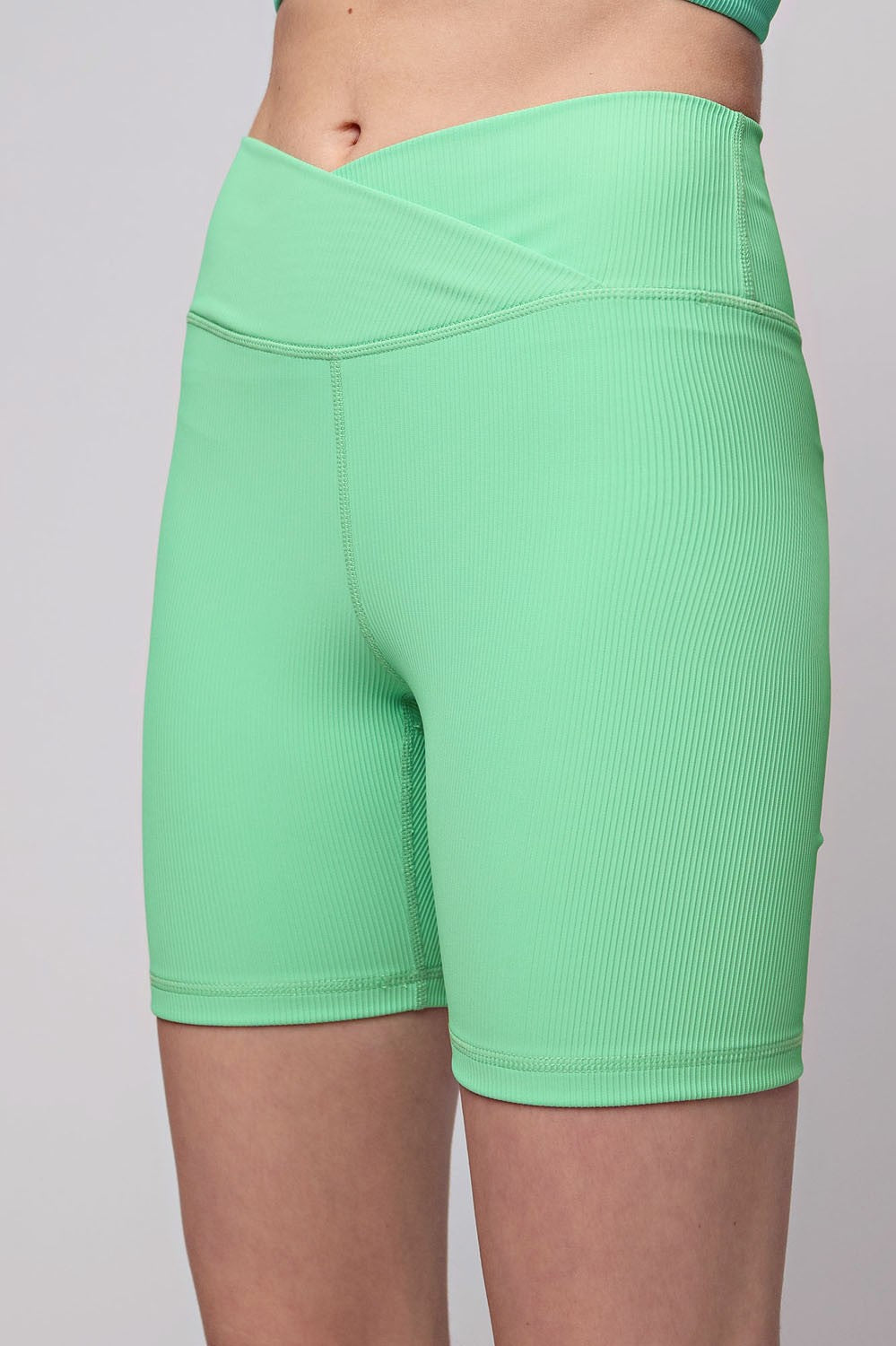 V Waist Biker Pants