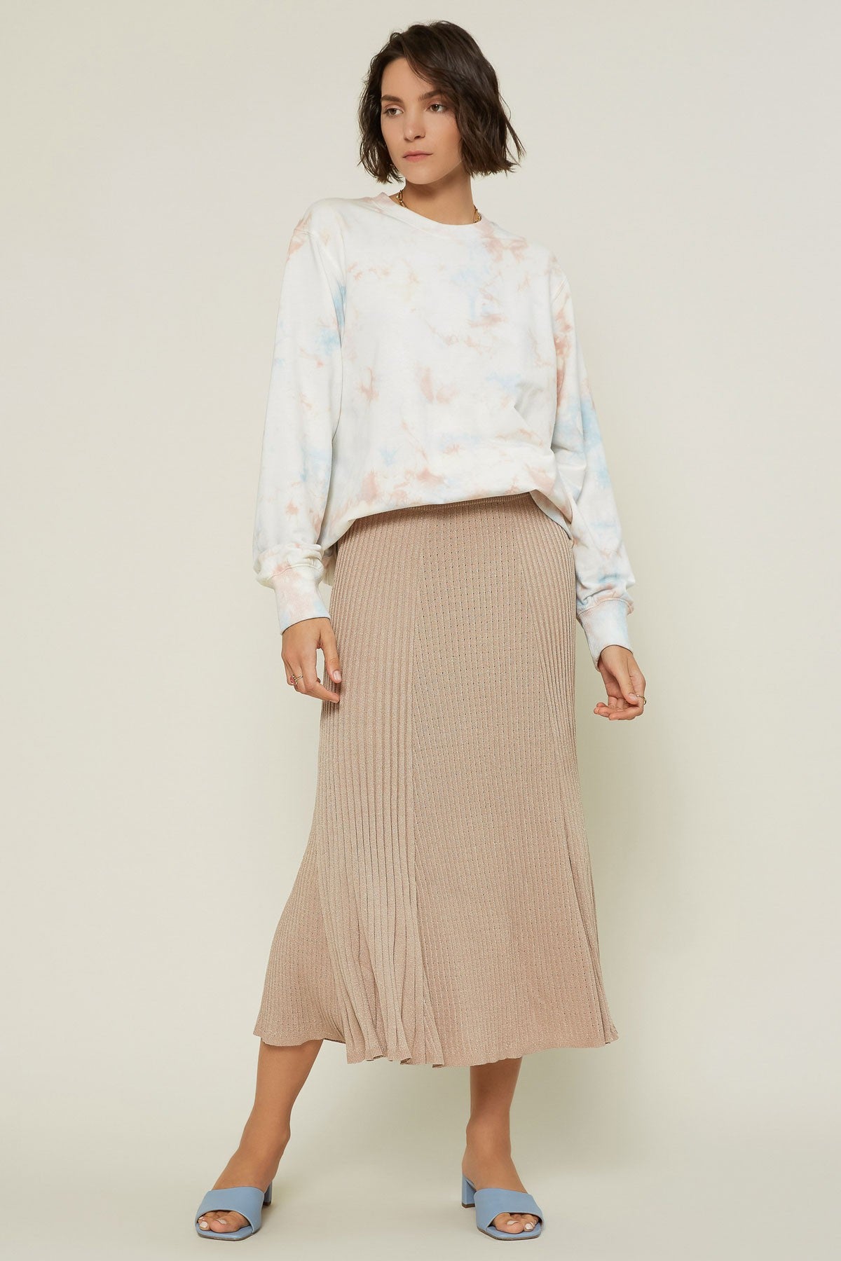 Midi Length Sweater Skirt