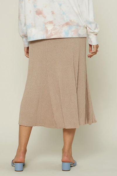 Midi Length Sweater Skirt