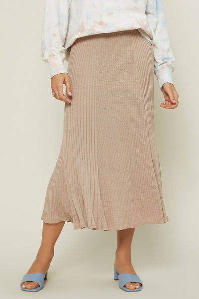Midi Length Sweater Skirt