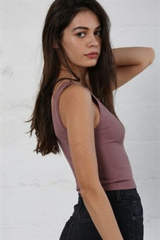 Reversible Cropped Tank
